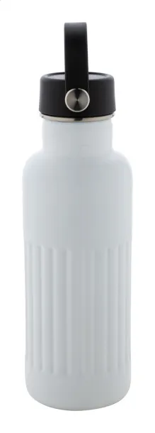 Streaky Go insluated bottle White