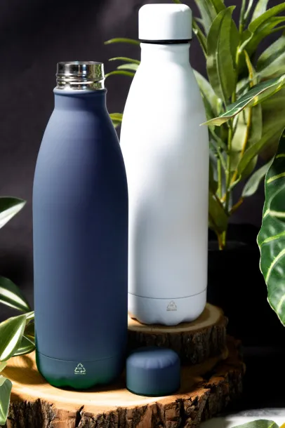 Refill Soft recycled stainless steel bottle Dark blue