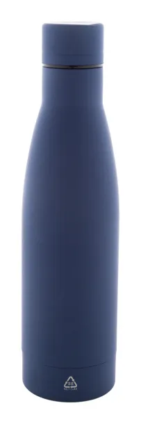 Rubbar recycled stainless steel bottle Dark blue