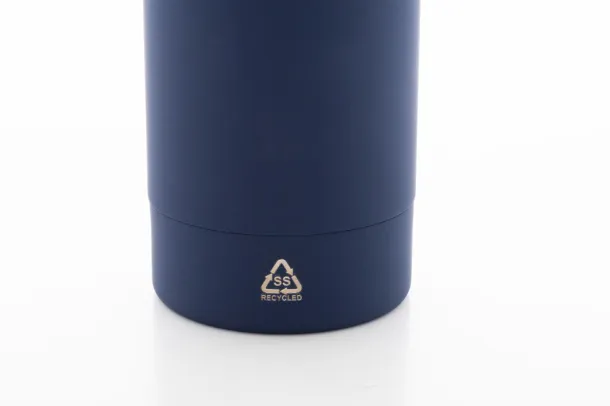 Rubbar recycled stainless steel bottle Dark blue