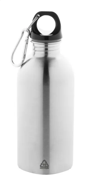 Ressuto recycled stainless steel bottle Silver