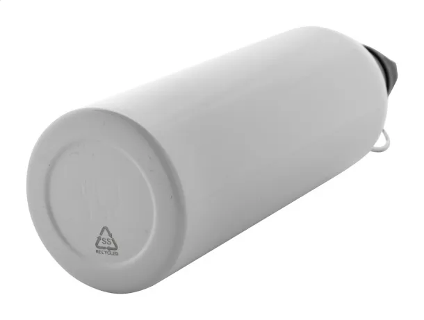 Pressuto XL recycled stainless steel bottle White