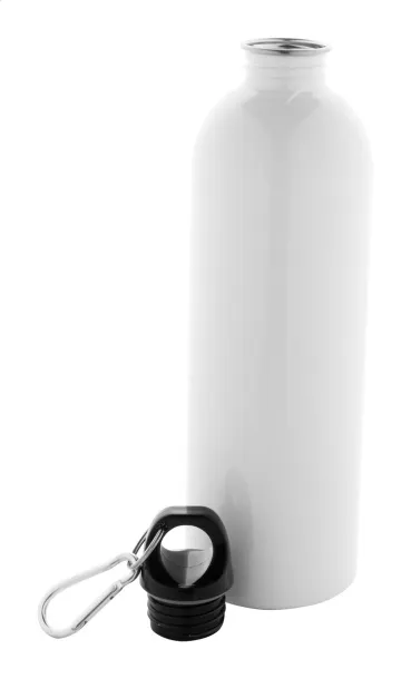 Pressuto XL recycled stainless steel bottle White