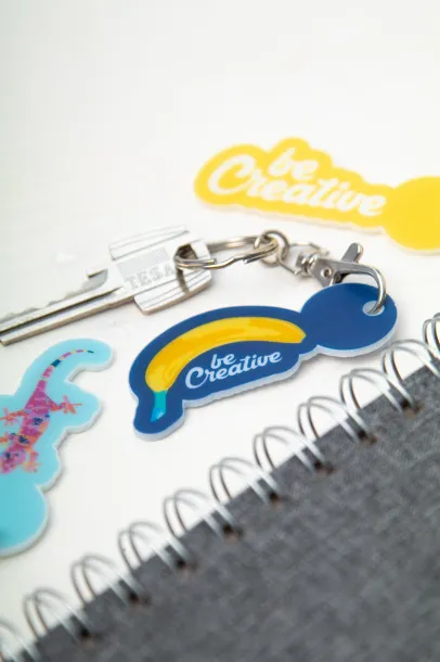 ColoShop Creative trolley coin keyring White