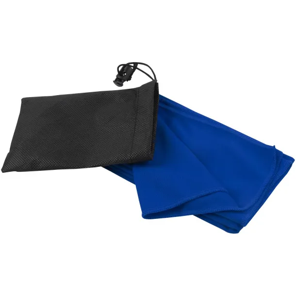 Lucas RPET sportska ručnik, 30x80 cm - 140 g/m² Kraljevski plava