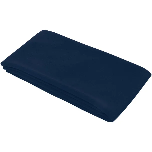 Lucas RPET sportska ručnik, 30x80 cm - 140 g/m² Mornarsko plava