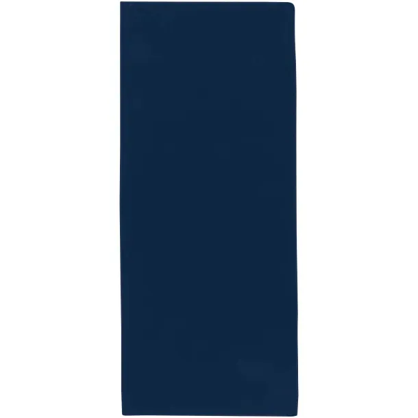 Lucas RPET sport towel 30x80 cm Navy Blue