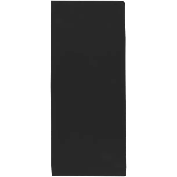 Lucas RPET sportska ručnik, 30x80 cm - 140 g/m² Crna