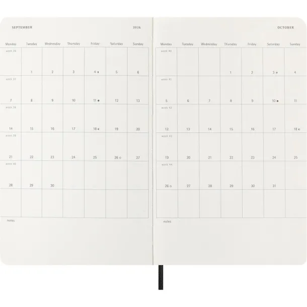  MOLESKINE notes black