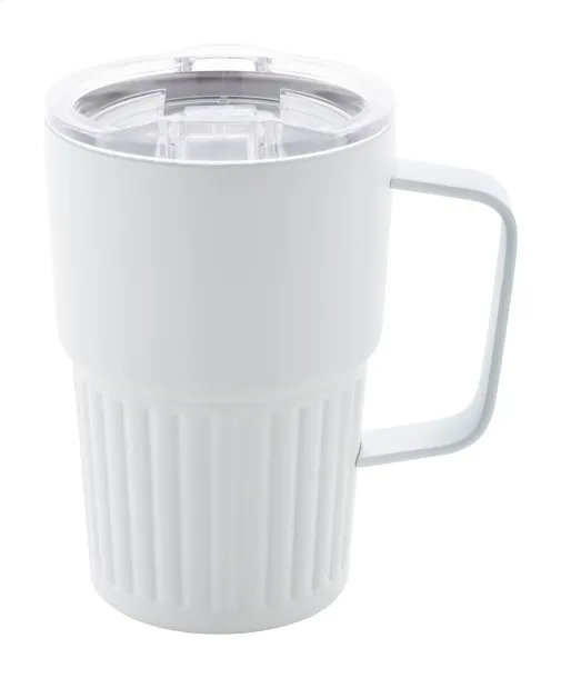 Streaky Grab thermo mug White