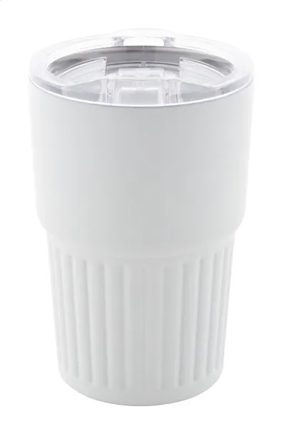 Streaky Grab thermo mug White