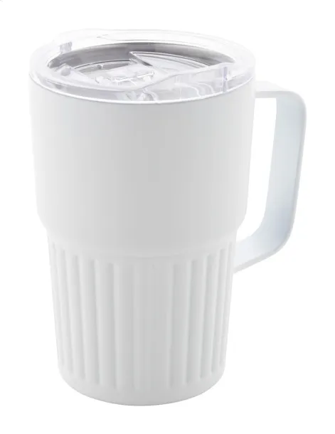 Streaky Grab thermo mug White