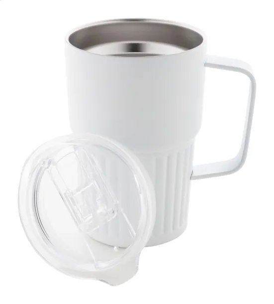 Streaky Grab thermo mug White