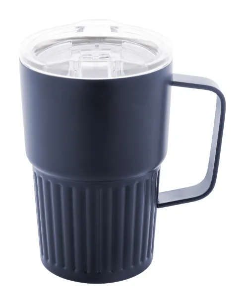 Streaky Grab thermo mug Dark blue