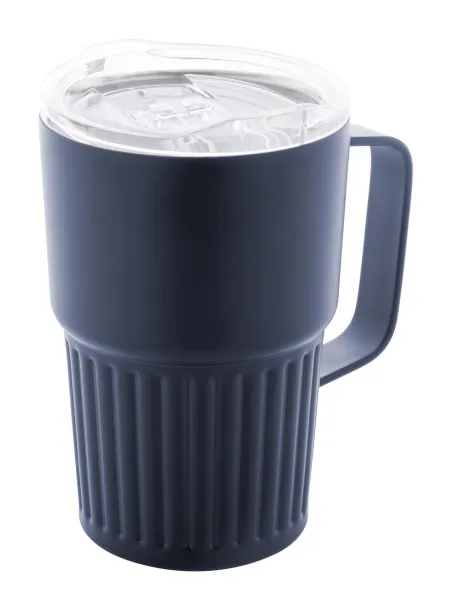 Streaky Grab thermo mug Dark blue