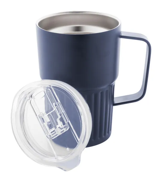 Streaky Grab thermo mug Dark blue