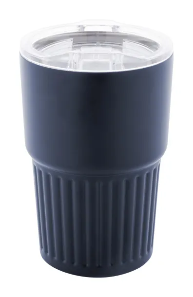 Streaky Grab thermo mug Dark blue