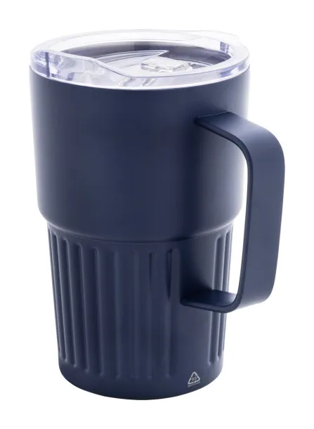 Streaky Grab thermo mug Dark blue