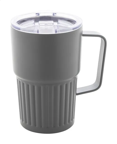 Streaky Grab thermo mug Dark grey