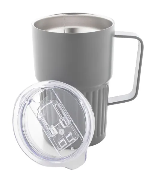 Streaky Grab thermo mug Dark grey