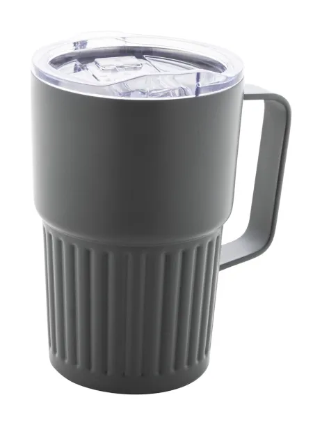 Streaky Grab thermo mug Dark grey