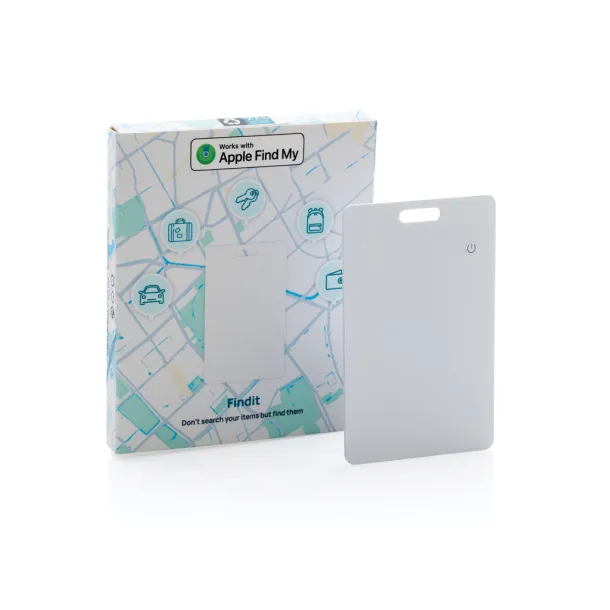 Findcard kartica za traženje predmeta od RCS reciklirane plastike - XD Collection Bijela 