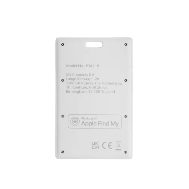 Findcard kartica za traženje predmeta od RCS reciklirane plastike - XD Collection Bijela 