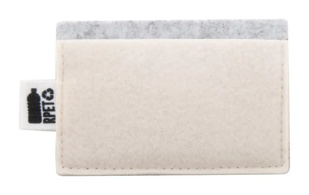 CreaFelt Card custom credit card holder White Grey