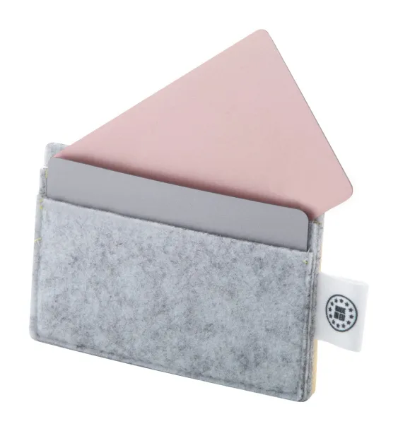 CreaFelt Card custom credit card holder White Grey