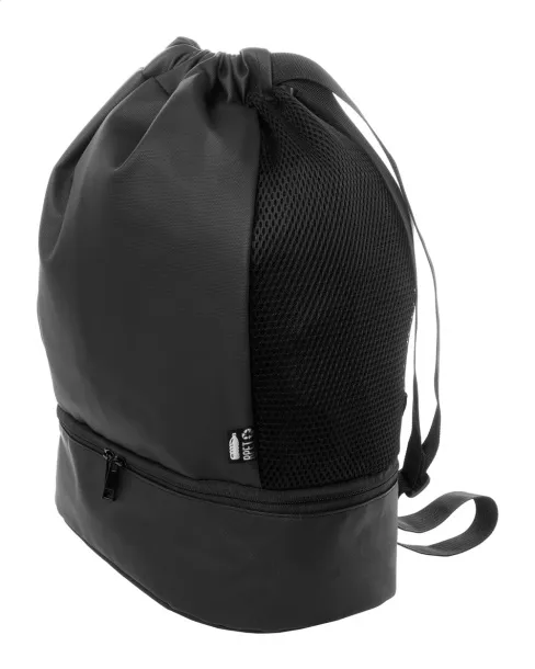 Duodraw RPET drawstring bag Black