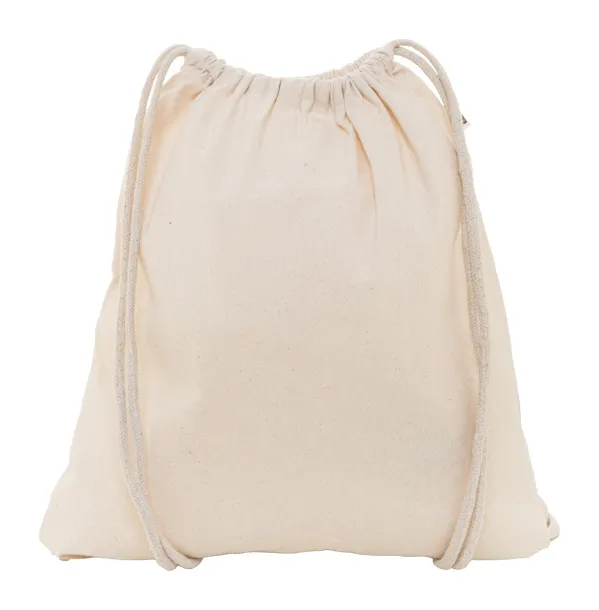 Ferdraw Fairtrade drawstring bag Natural