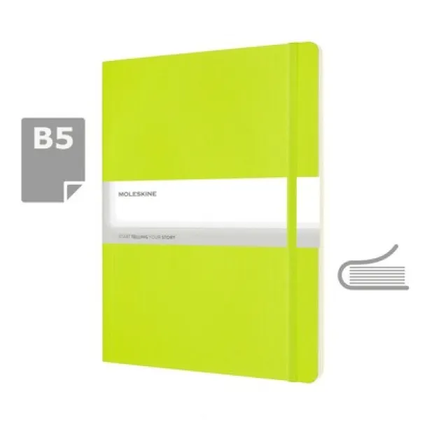  MOLESKINE notes, cca A4 Limeta