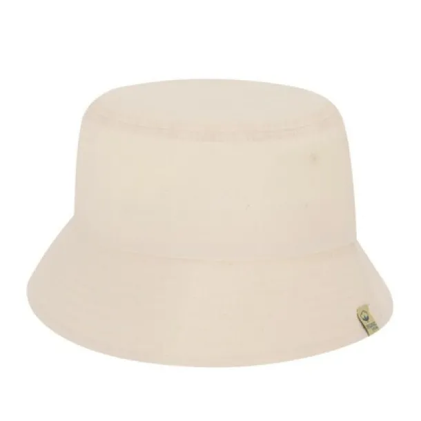  Sun hat made from recycled cotton beige