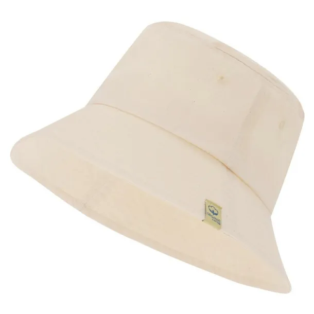  Sun hat made from recycled cotton beige