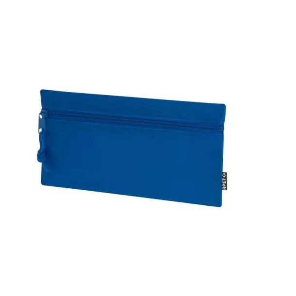  RPET pencil case blue