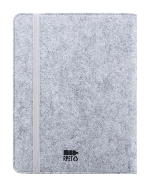 Refelt Meet notes mapa od RPET filca, A5 Siva
