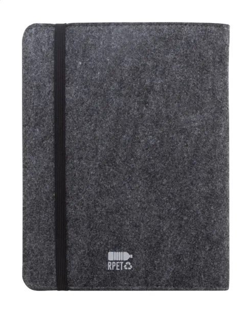 Refelt Meet notes mapa od RPET filca, A5 Tamno siva