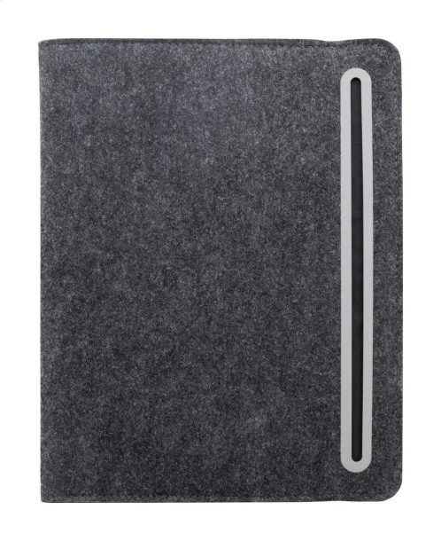 Refelt Meet A5 RPET felt document folder Dark grey