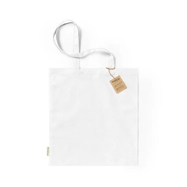  Organic cotton shopping bag, 140 g/m2 white