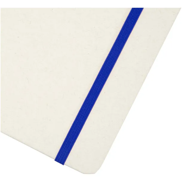 Bass A5 recycled hard cover notebook with lined pages Royal blue