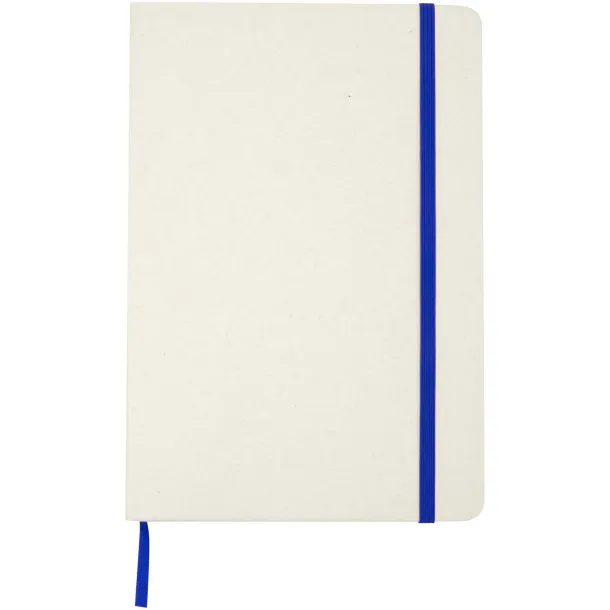 Bass A5 recycled hard cover notebook with lined pages Royal blue