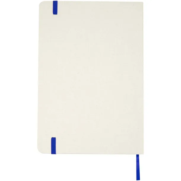 Bass A5 recycled hard cover notebook with lined pages Royal blue