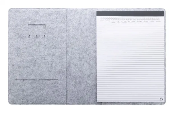 Refelt Meet A4 RPET felt document folder Grey