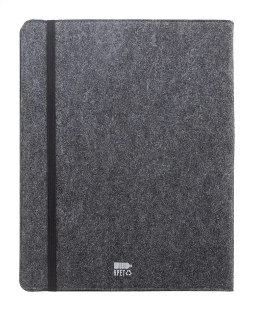 Refelt Meet A4 RPET felt document folder Dark grey