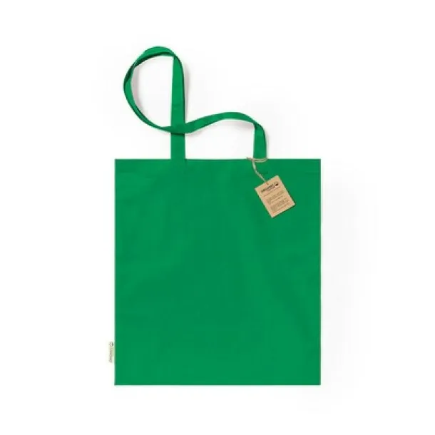  Organic cotton shopping bag, 140 g/m2 light green