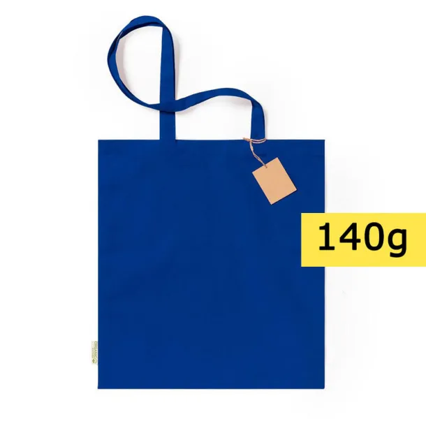  Torba za kupovinu od organskog pamuka, 140 g/m2 blue