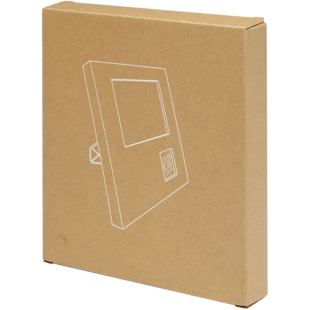 Sasa bamboo photo frame with thermometer Natural