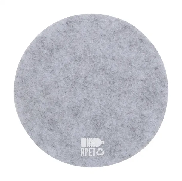 Hefe RPET felt coaster Grey