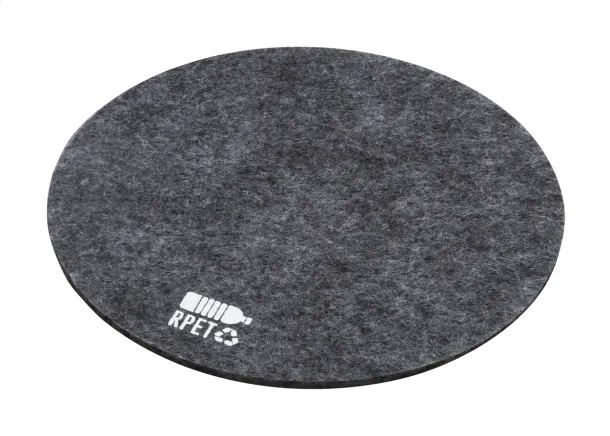 Hefe RPET felt coaster Dark grey