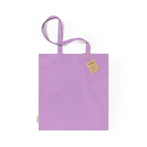  Organic cotton shopping bag, 140 g/m2 pink